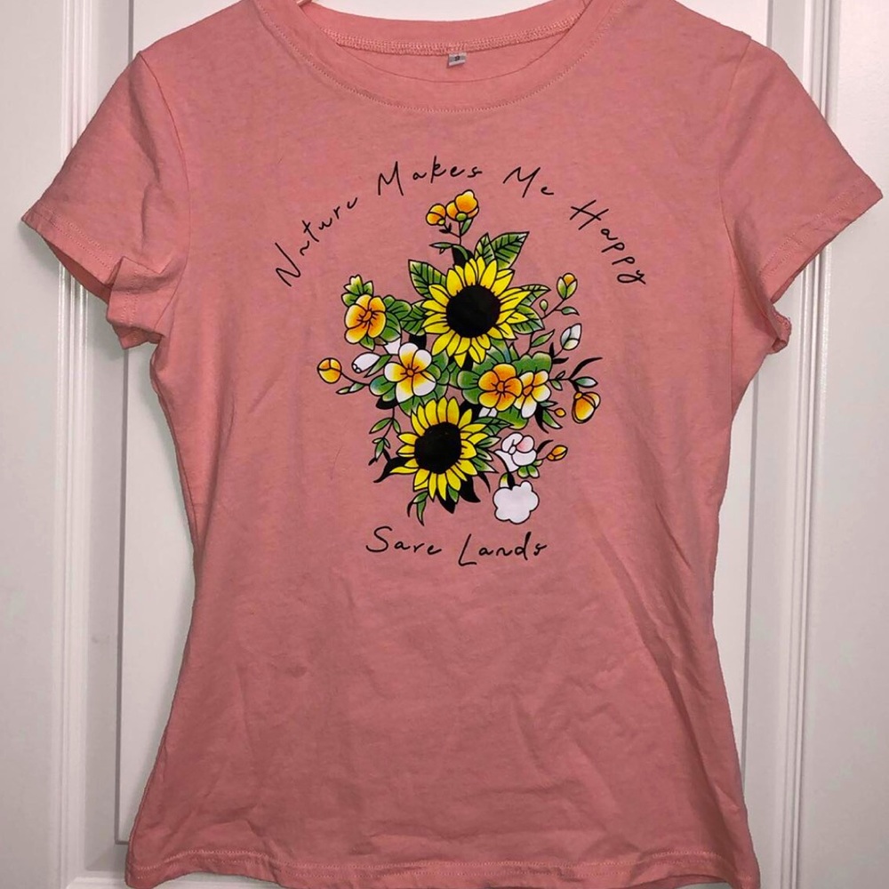 pink nature comfy shirt